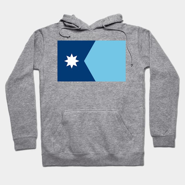 New Minnesota Flag Horizontal Hoodie by MatchbookGraphics